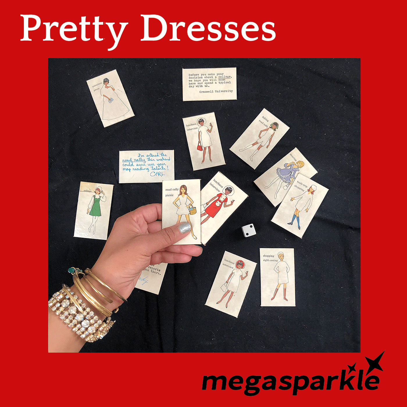 Megasparkle Pretty Dresses song cover artwork.png