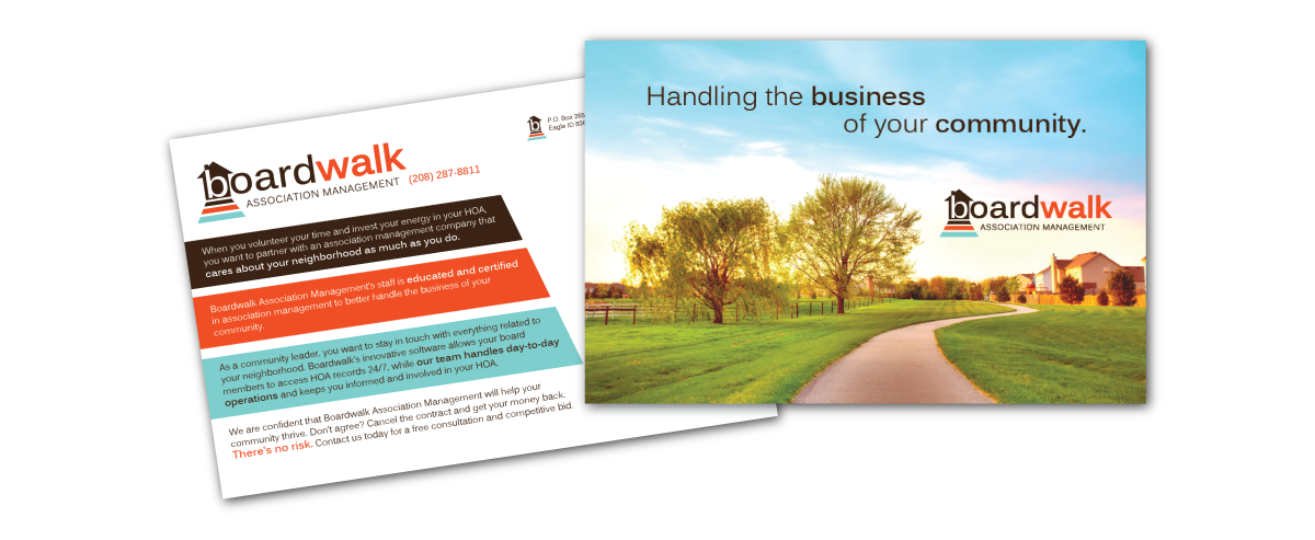   Postcard mailer design  