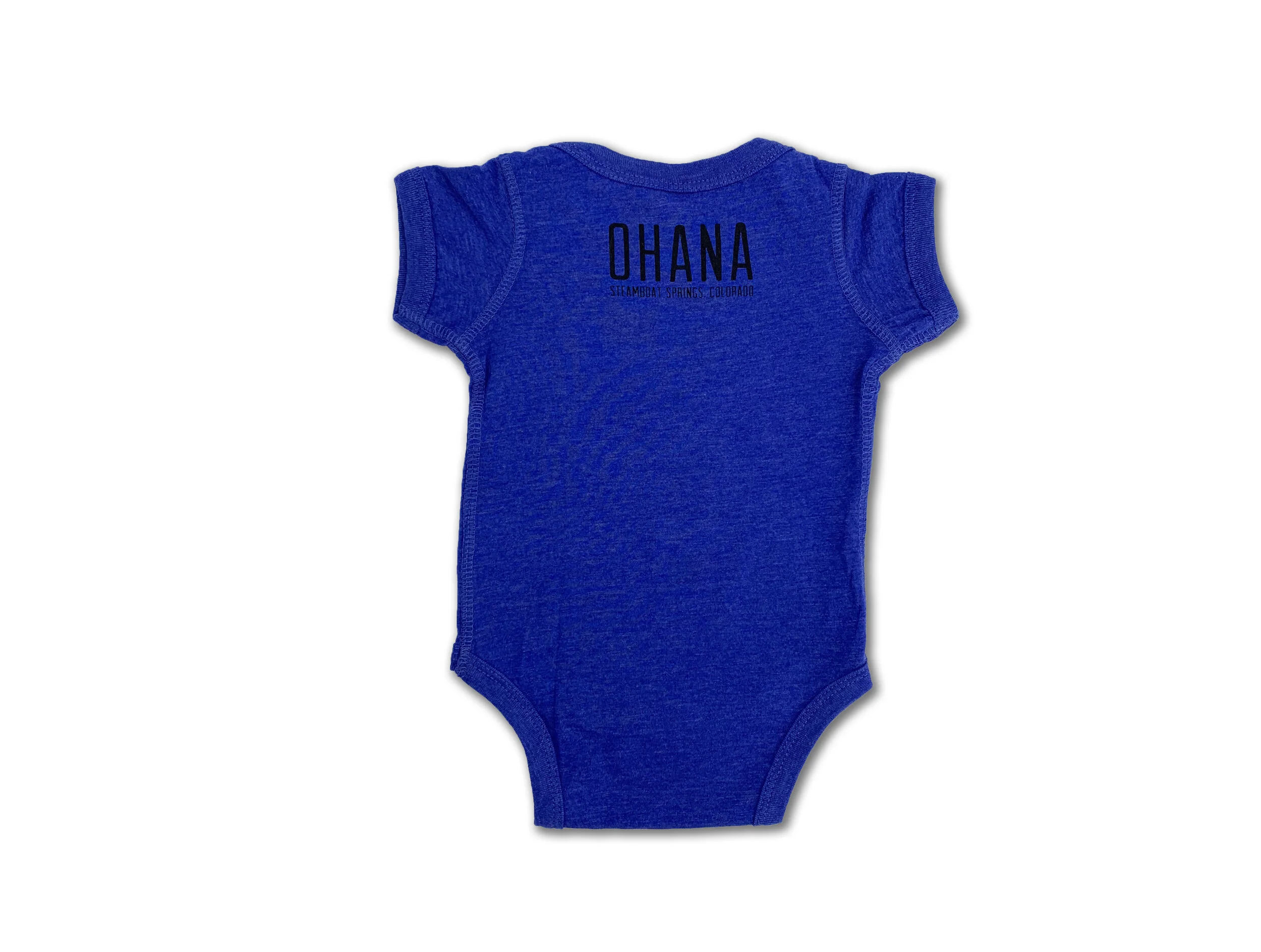 royal blue baby onesie