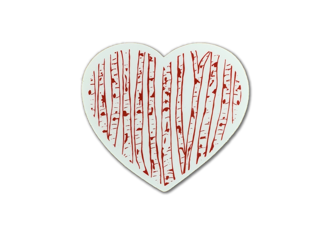 Aspen Heart Sticker — OHANA