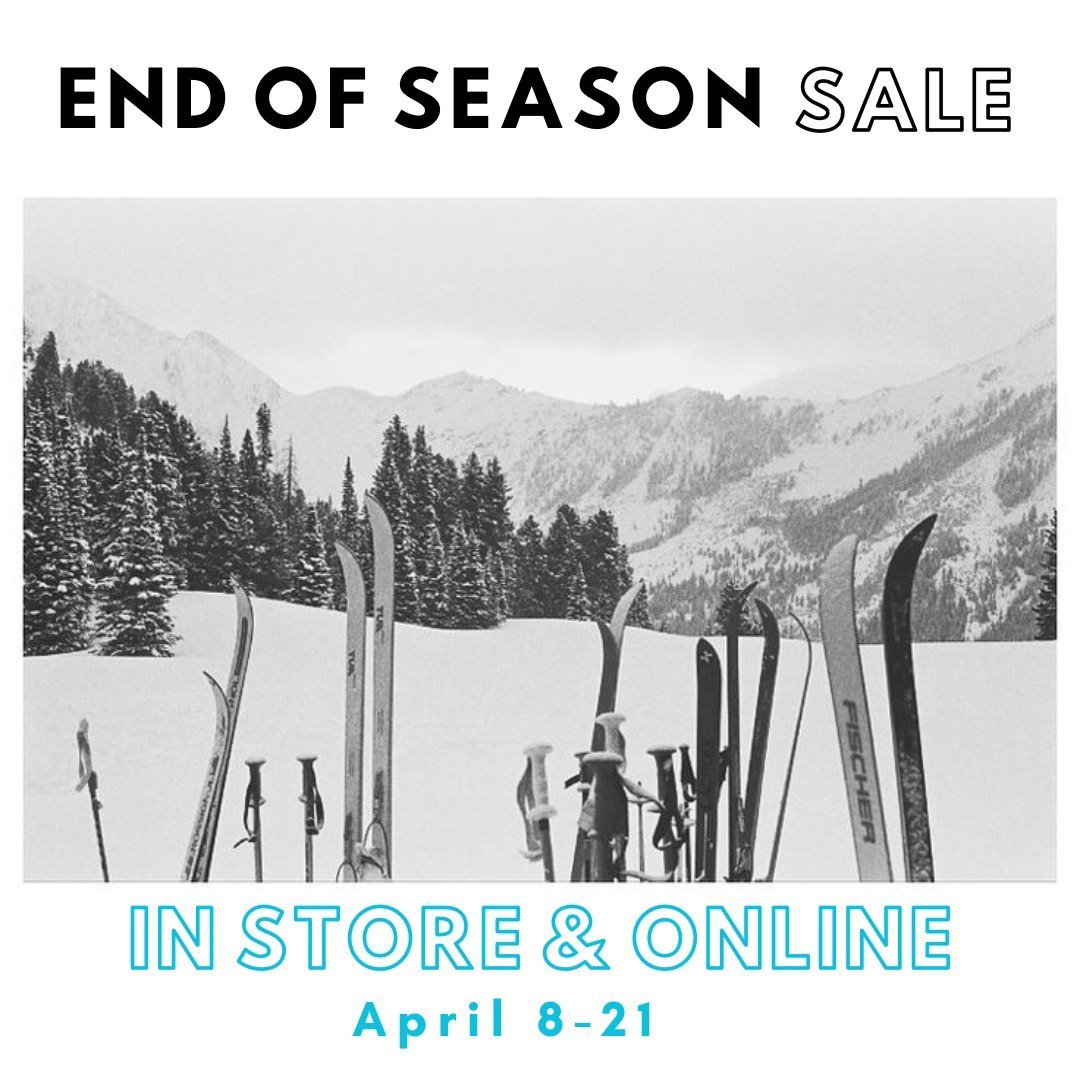 Hello Spring 🎿🌞 // let's celebrate by kicking off our End of Season sale! ⁠
Today through April 21 &gt;&gt; ⁠
In store - purchase one regularly priced Ohana screen printed item &amp; get the second 30% off (of equal or lesser value) ⁠
- Online - Sp