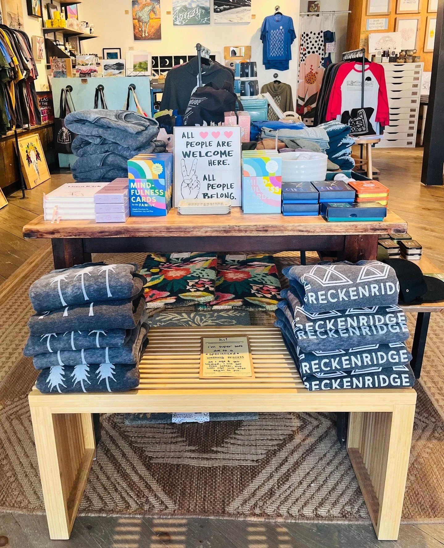 Our Breck shop is gearing up for another Colorado winter! ⛷️❄️ // Stop in and take care of all your cozy layer & home goods needs. 'Tis the season to #ShopLocal! 
-
-
-
#OhanaBreckenridge #ShopBreckenridge #ShopColorado #ColoradoApparel #Brec