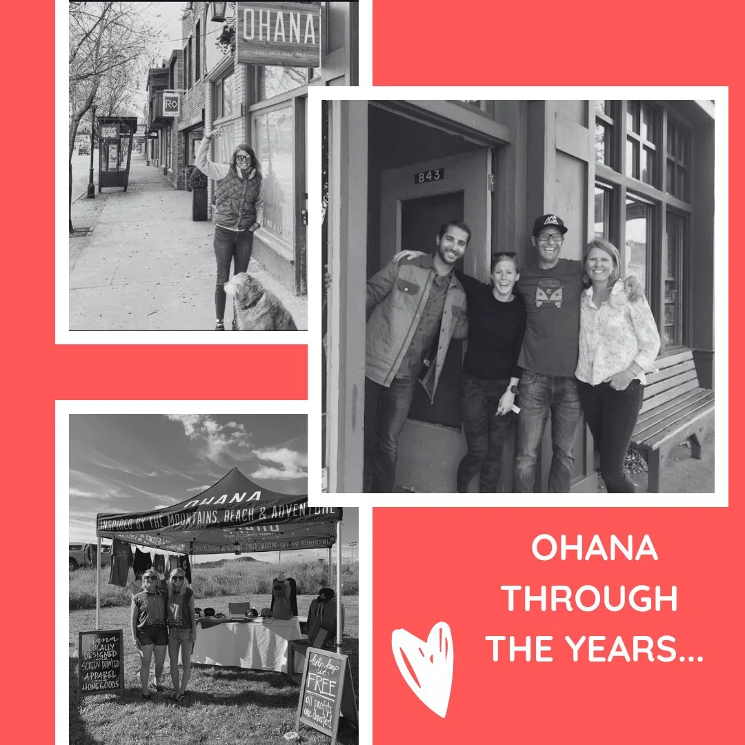 Luke &amp; Emily opened Ohana in Steamboat Springs in December of 2015. 🤍⁠
⁠
Through the years, our stores + designs have evolved, but our focus on community has remained constant. ⁠
⁠
We've been honored to work with so many local businesses and non