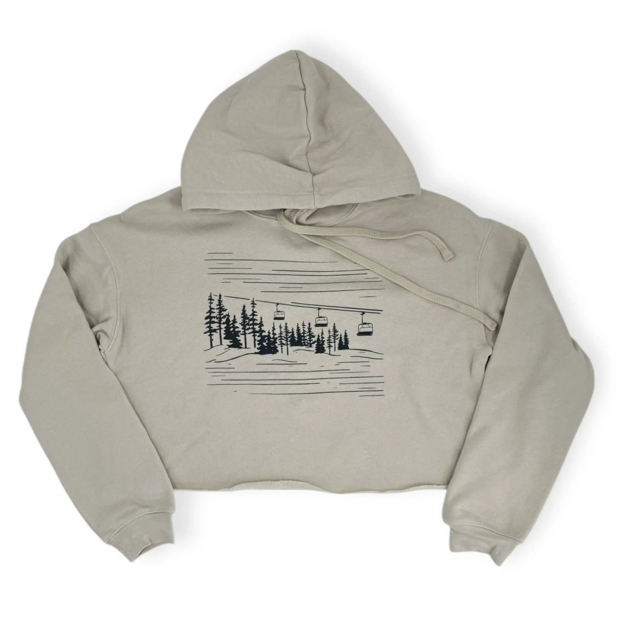 Pow Daze Crop Hoodie