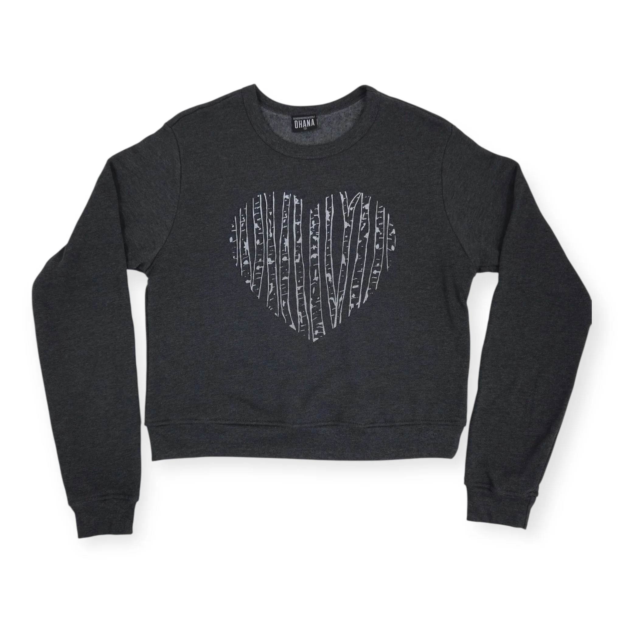 Aspen Heart Cropped Crewneck