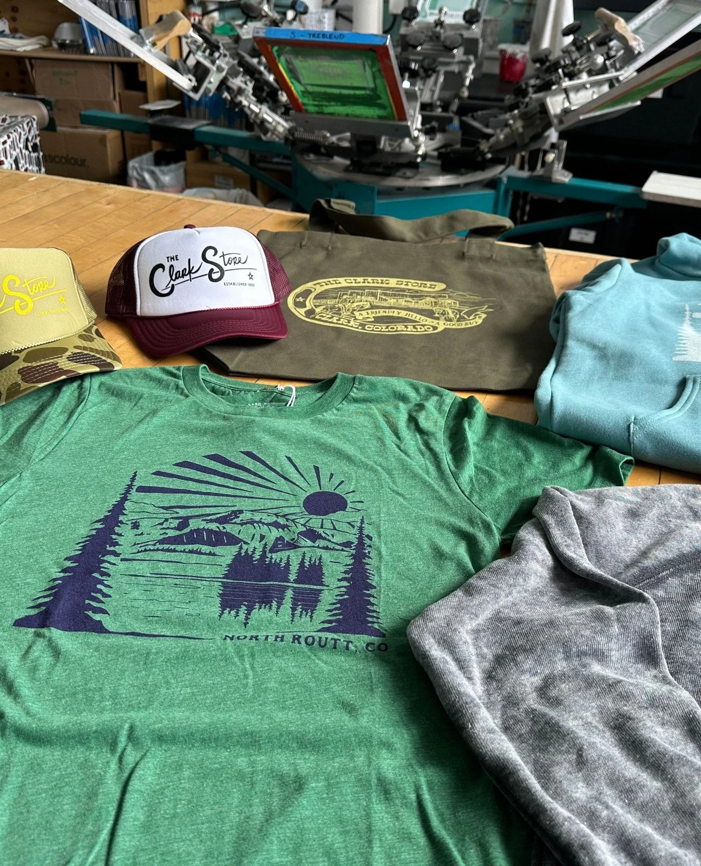 💫 Fresh merch drop off at the Clark Store // they're all restocked with your favorite Ts + totes + truckers! Stop in on your way to your campsite &mdash; and maybe get some ice cream too 🍦⁠
-⁠
-⁠
-