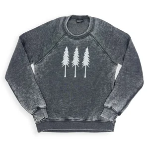 OHANA（感謝）/3 Three Tree Acid Wash Sweatshirt - Grey — OHANA | Mountains. Beach