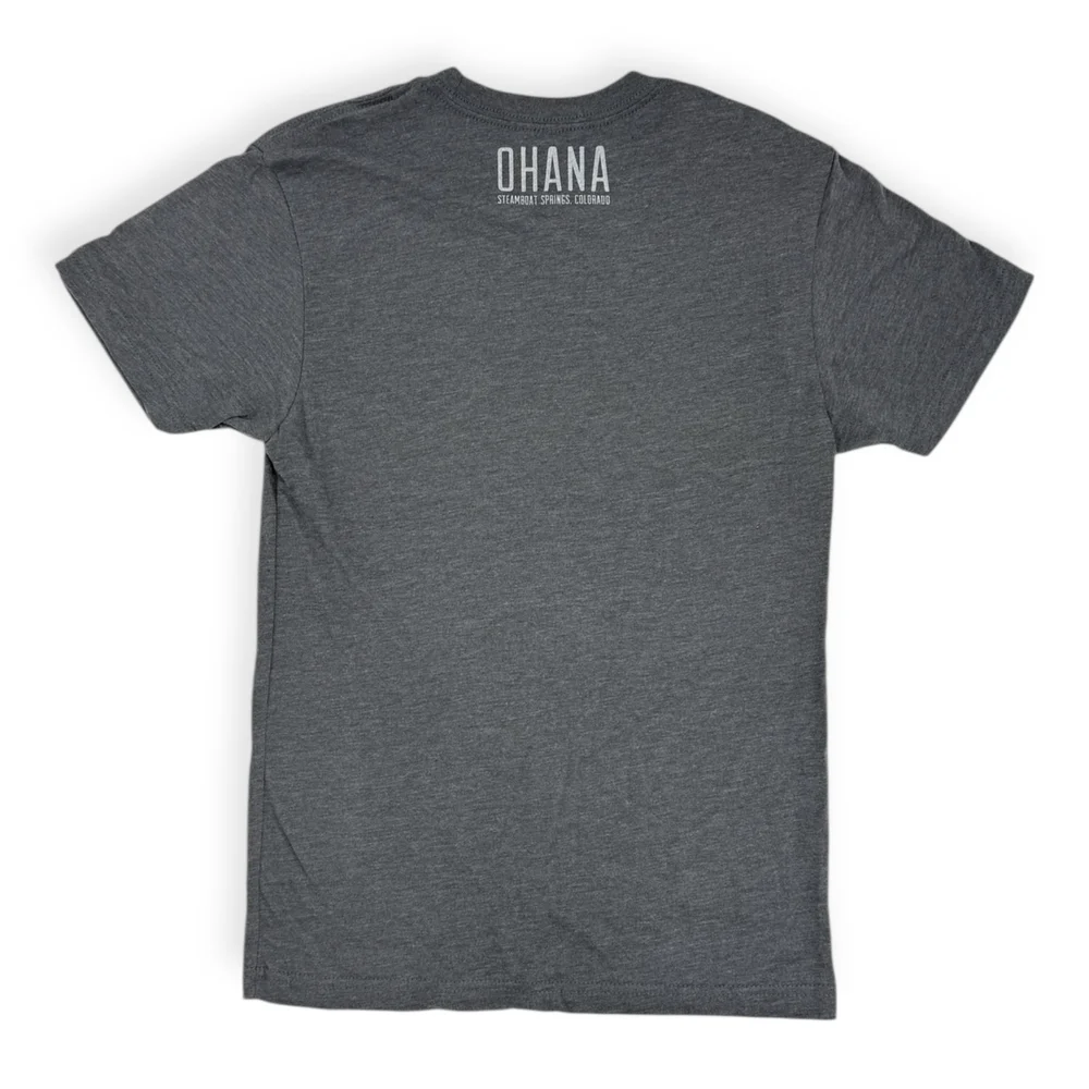 Howelsen Hill Unisex T - Heavy Metal Grey — OHANA | Mountains