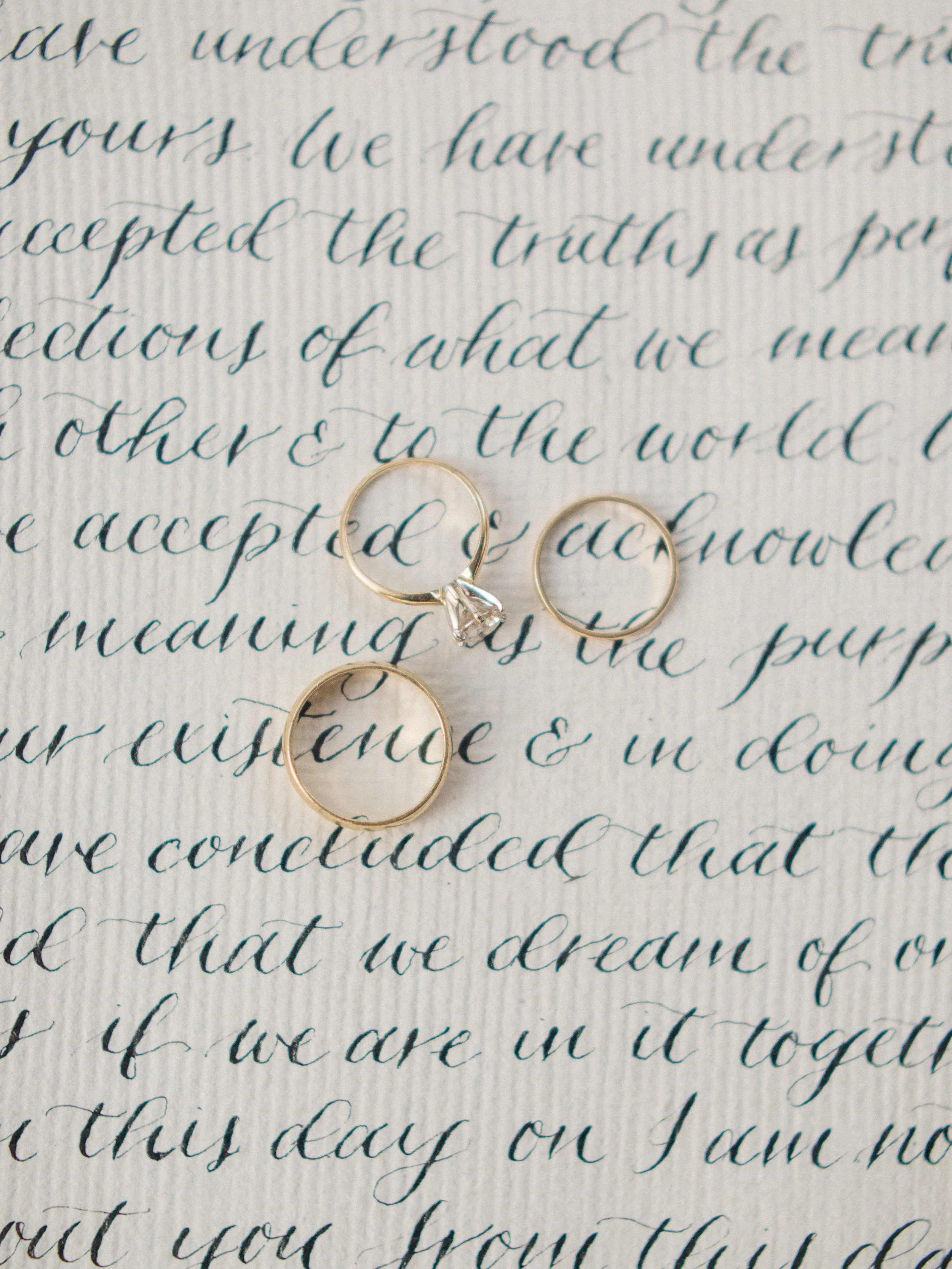 Calligraphy: Spurlé Gul Studio | Photography: Simply Sarah Photography