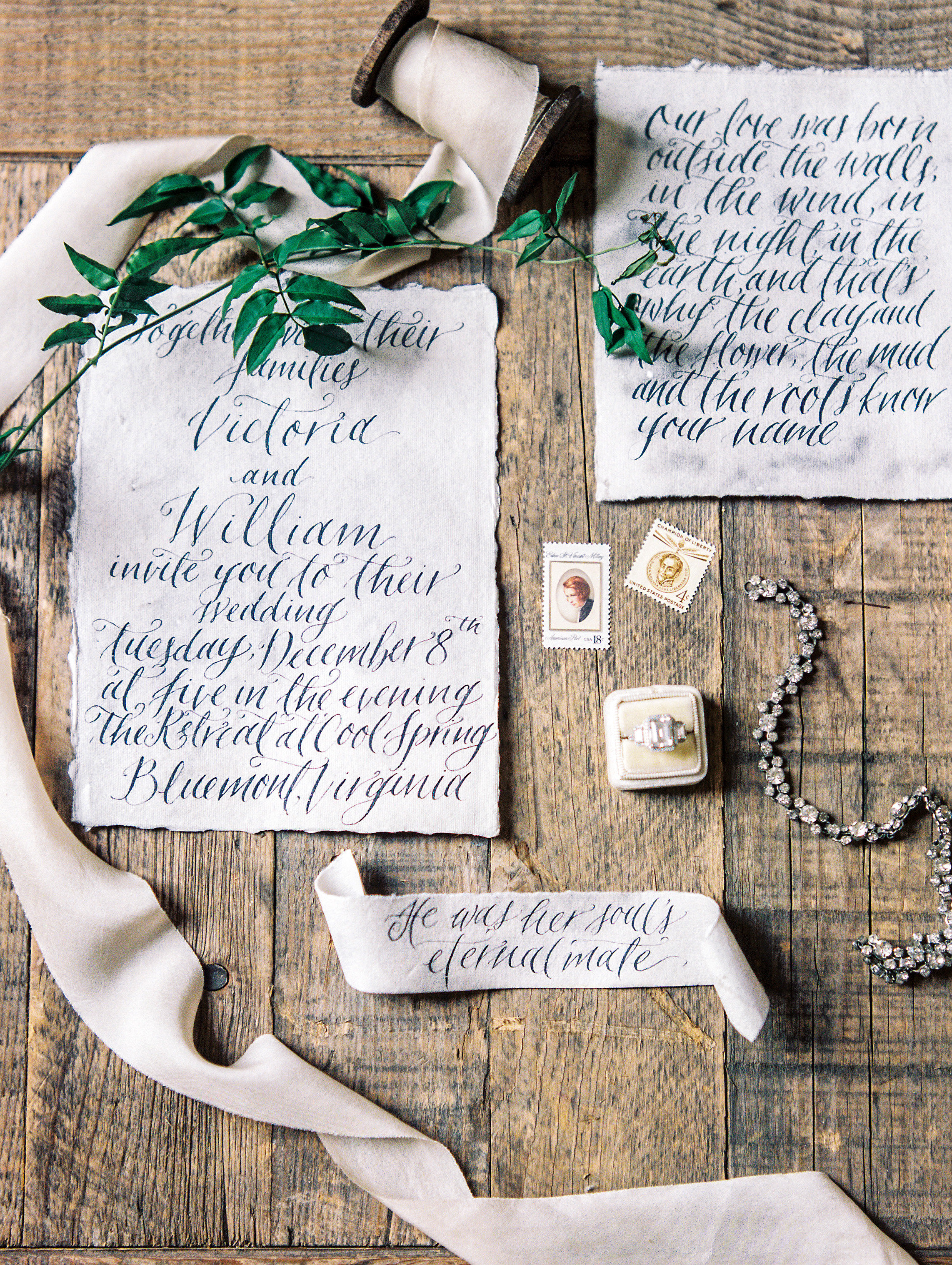 Photography: Lissa Ryan Photography | Planning: The Velvet Veil | Paper & Calligraphy: Spurlé Gul Studio 