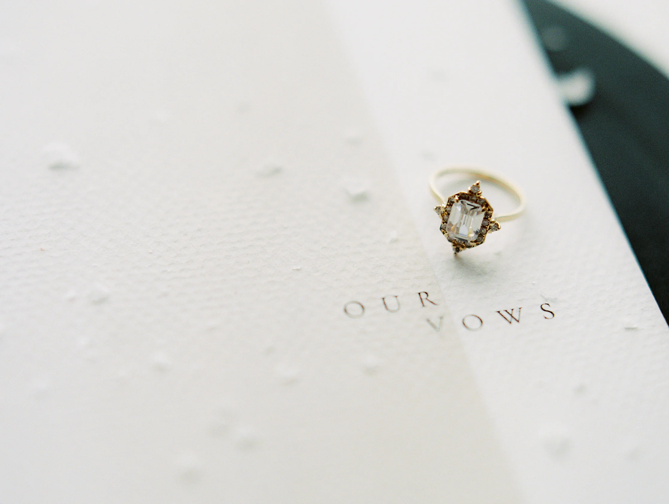 Photography: Jeremy Chou | Styling/Design: Natalie Papova | Calligraphy & Paper Goods: Spurlé Gul Studio | Ring: Susie Saltzman