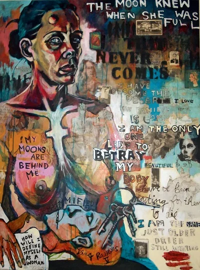 Redefinition, 36" x 48," wood panel