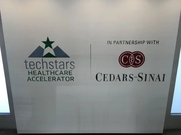 Office wall inside the accelerator
