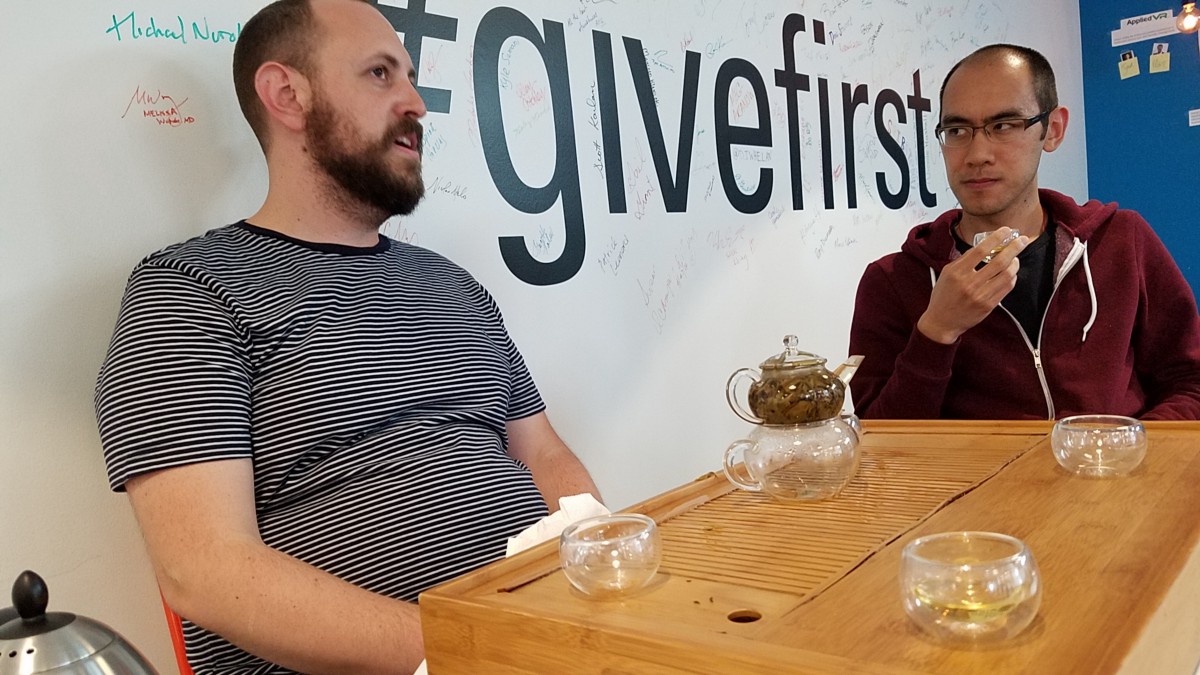 Adam teaches us about tea and how to de-stress for a few minutes.