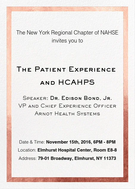 The Patient Experience and HCAHPS