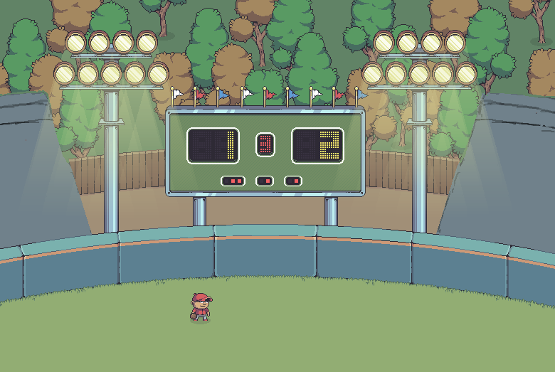 Retro Pixel Baseball — Ponywolf