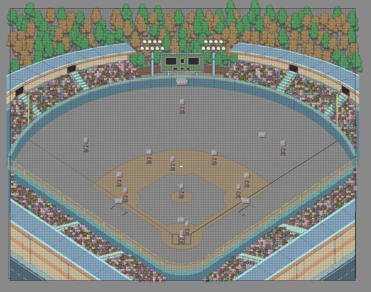 Retro Pixel Baseball — Ponywolf