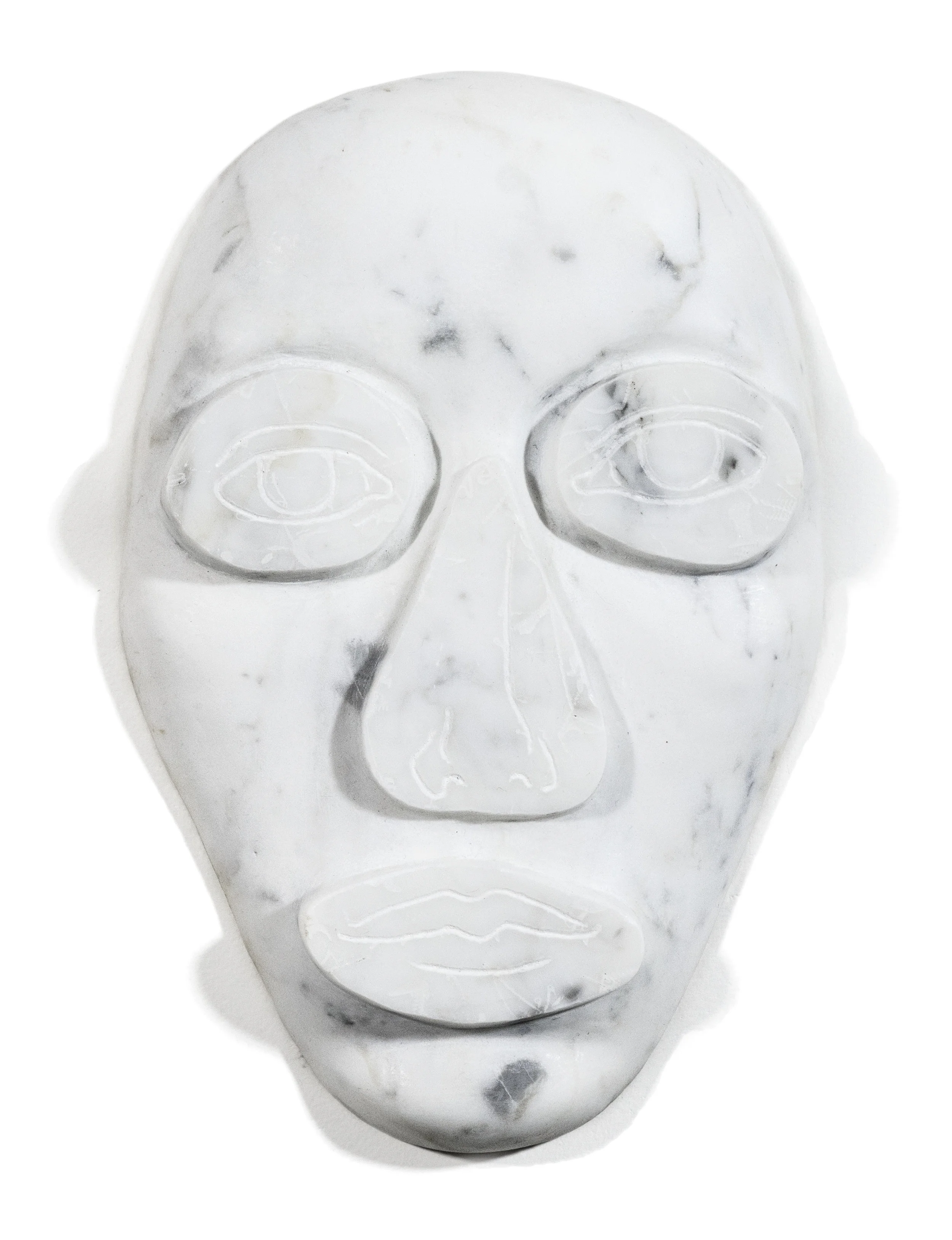 Face Up 1, 2017 Marble, 11 1/2 x 7 1/4 x 1 1/2 inches
