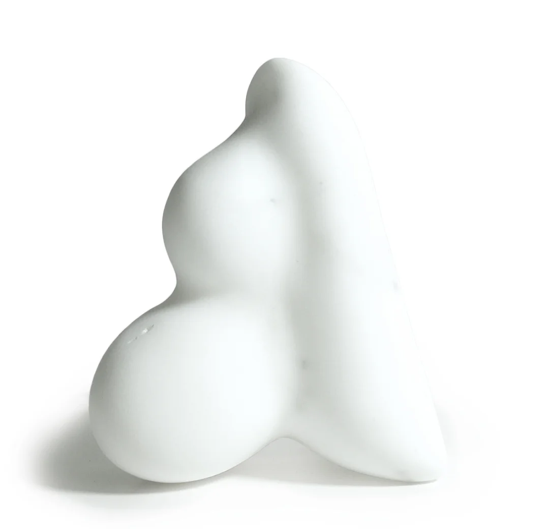 Sculpture that Stands On Its Own 4, 2018, marble, 4 ½ x 3 ¼ x 1 ¼ inches