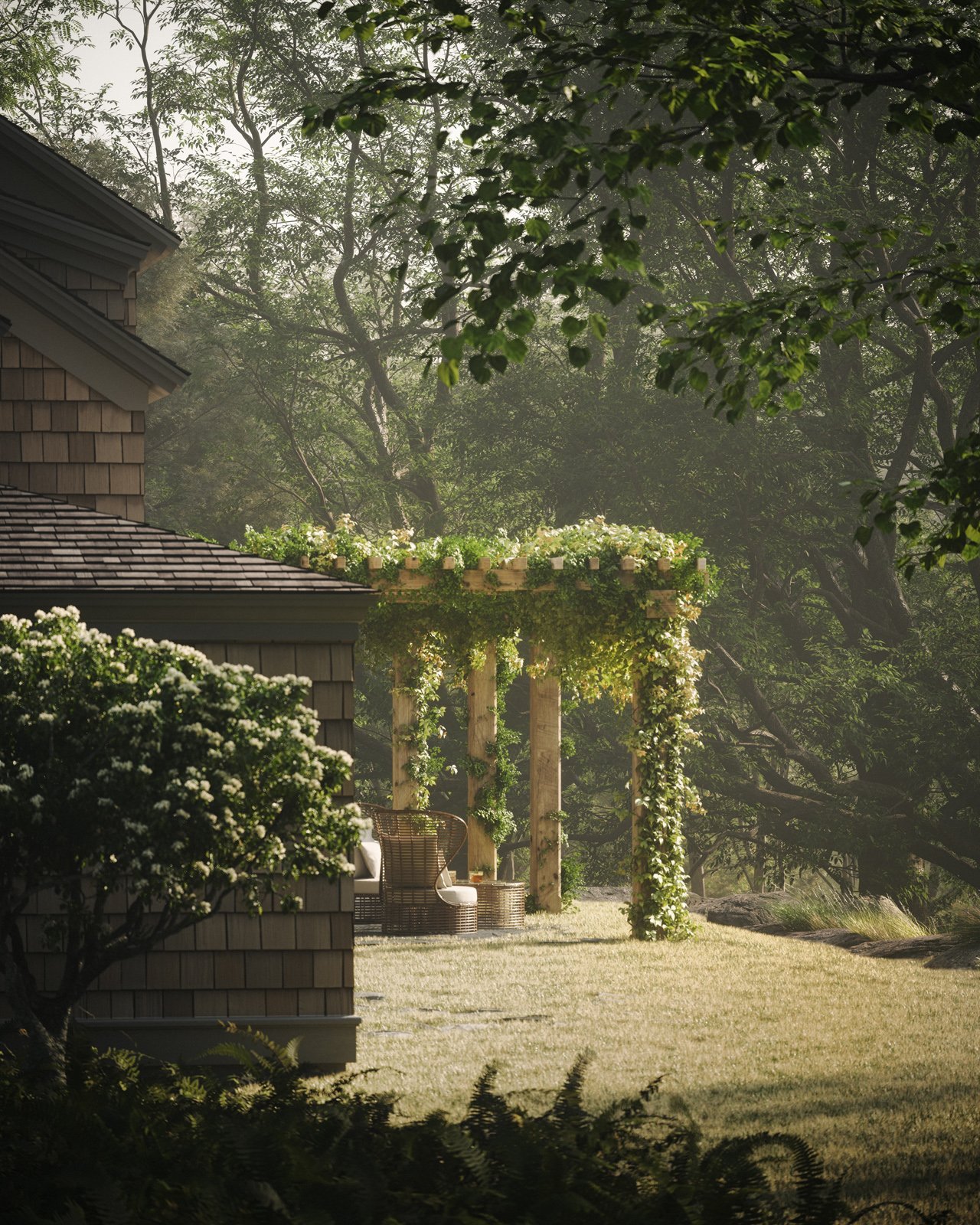HOUSE IN THE MEADOW   Architects Pete Hanby and Tom Lontine