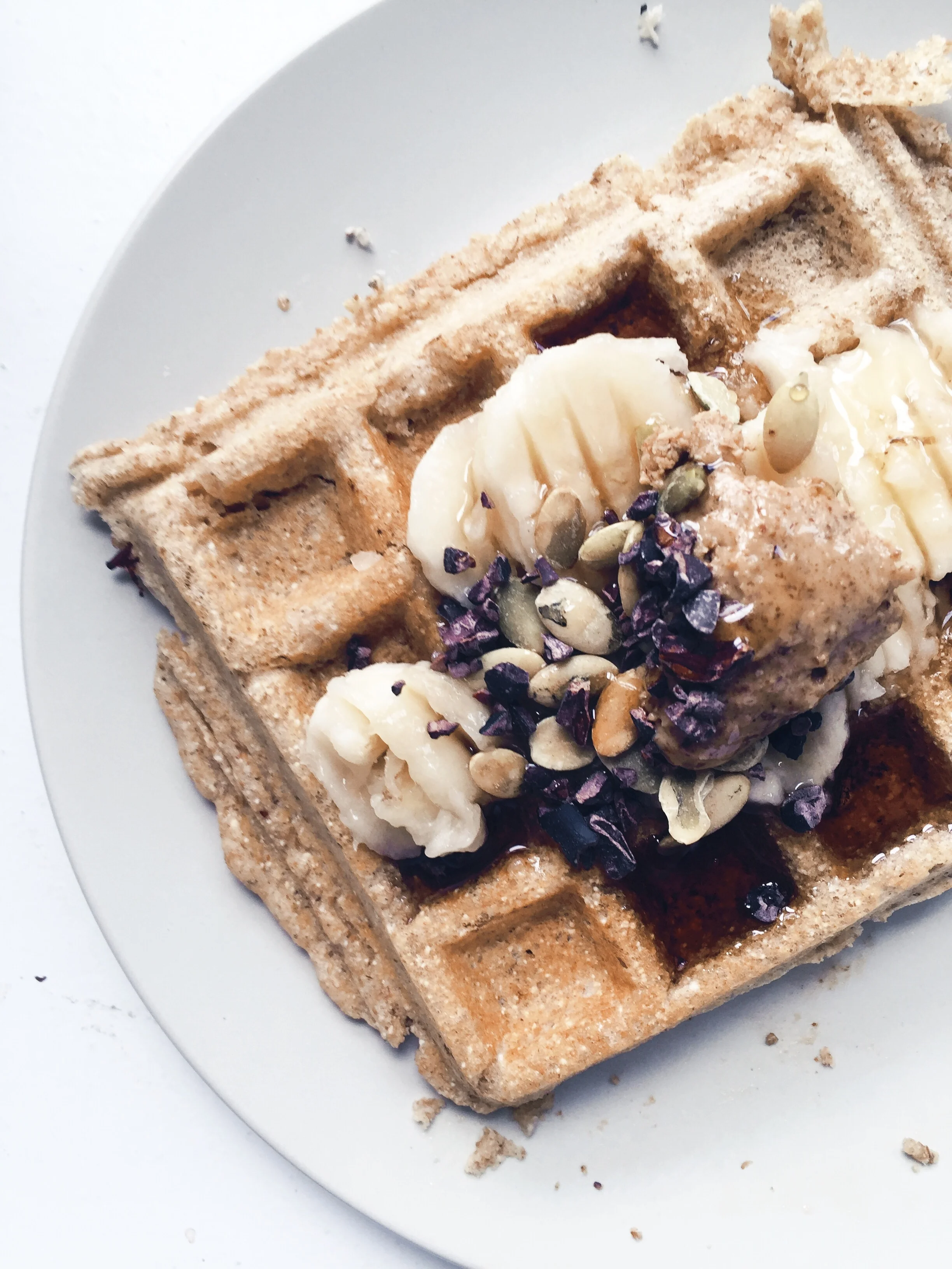 RECIPE: Waffles with Cacao &amp; Pepitas