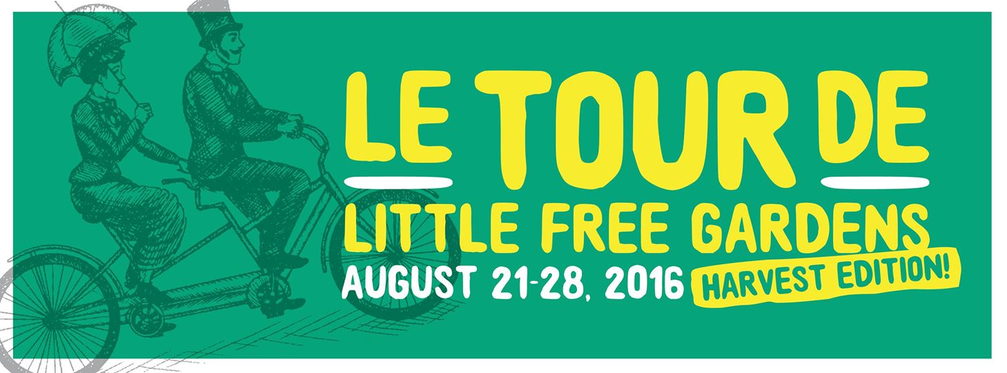 August 2016 - In honor of our inaugural season of the Little Free Garden project, we hosted an informal tour of local gardens. See our Little Free Garden map to find a garden near you.