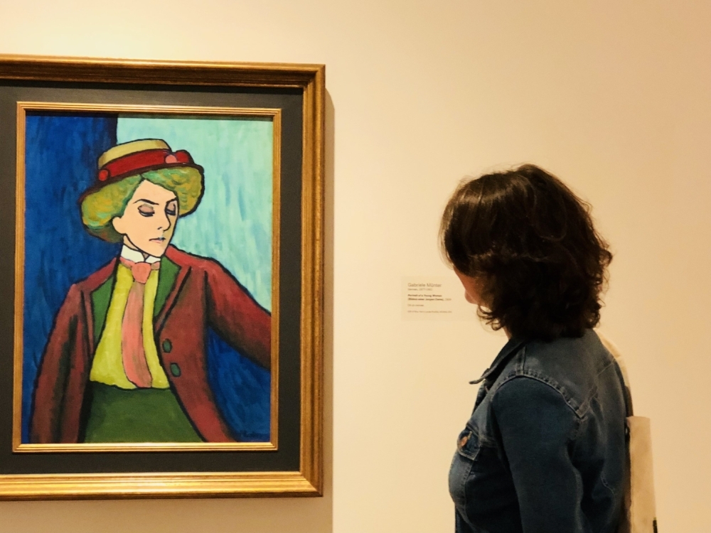 Gabriele Münter (German, 1877–1962) Portrait of a Young Woman (Bildnis einer Jungen Dame) , 1909