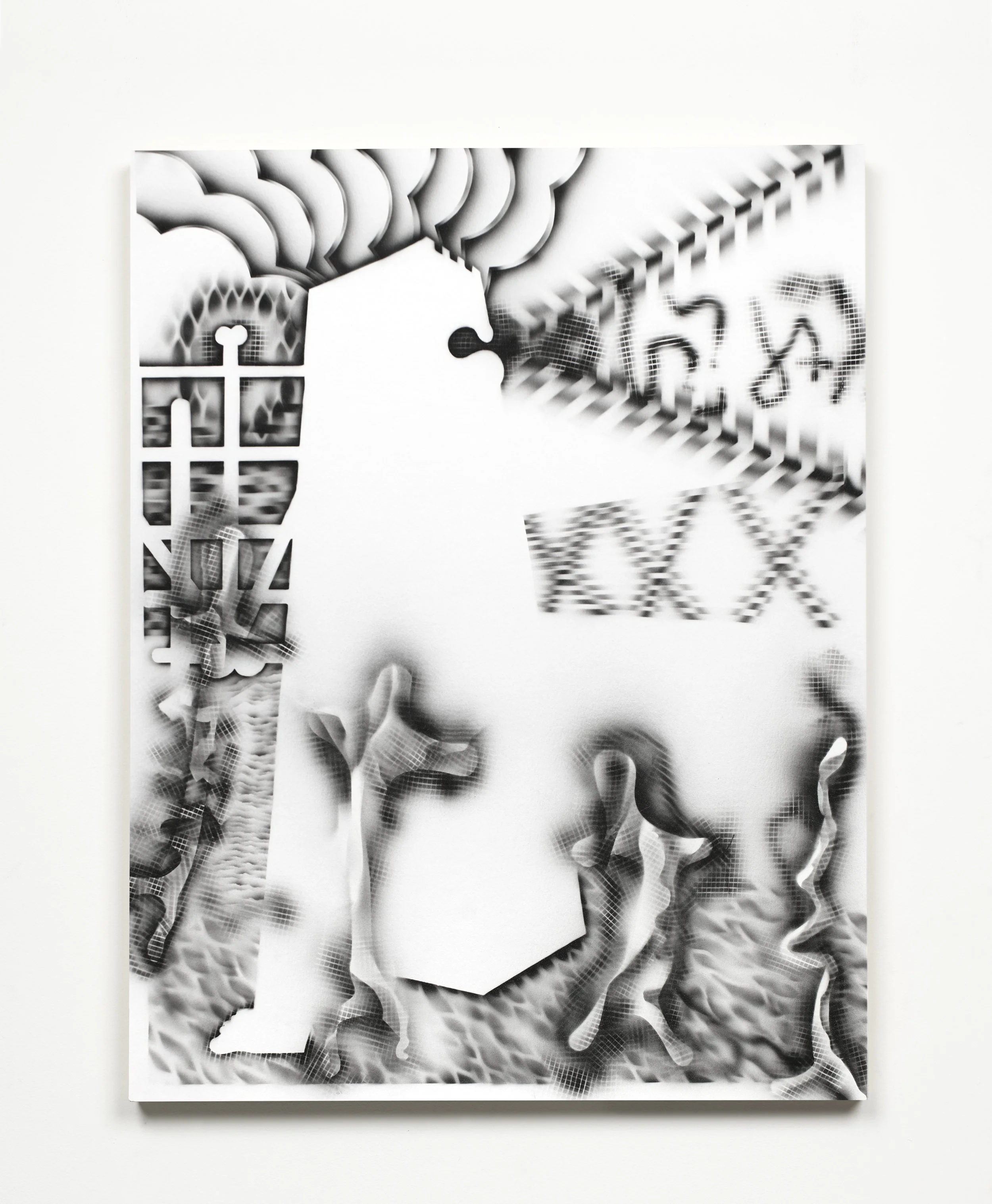  The Dancers , 2025  24” x 19”  Acrylic on Bristol 