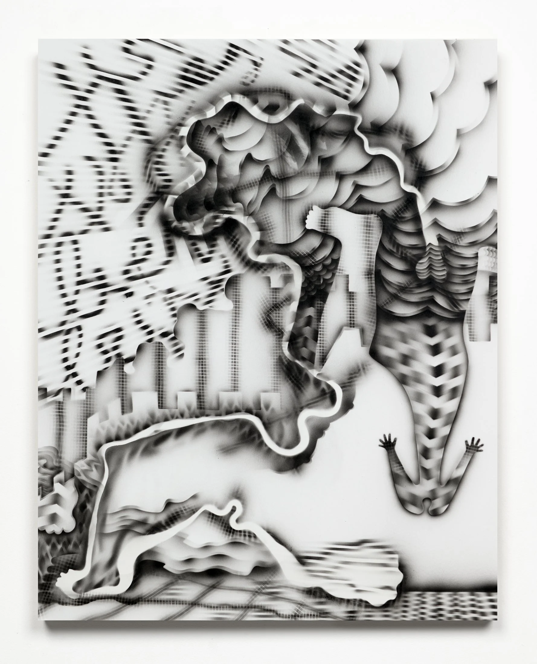  Dragon, 2025  24” x 19”  Acrylic on Bristol 