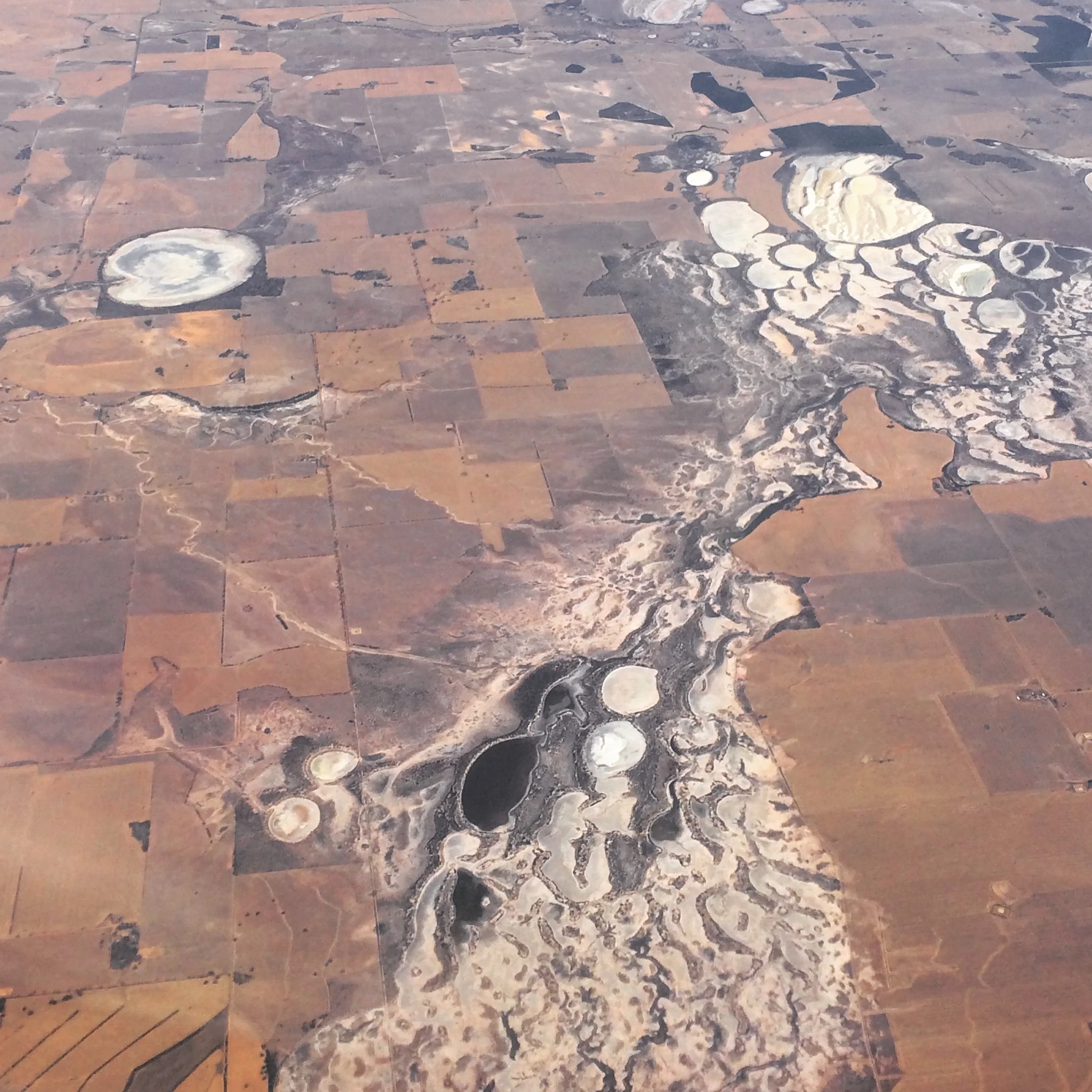 Aerial view - Sydney to Perth