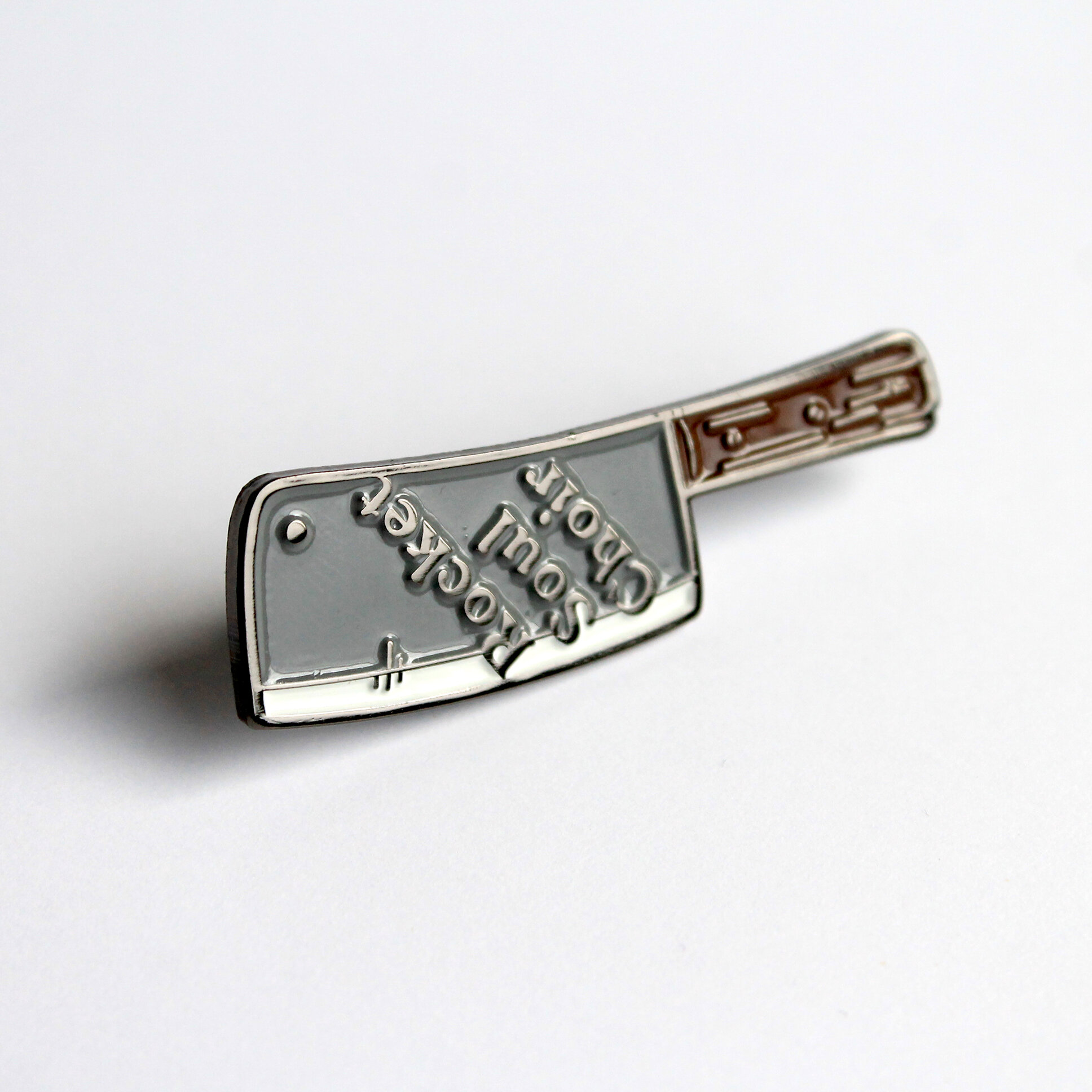 Rocket Soul Choir Enamel Cleaver Pin