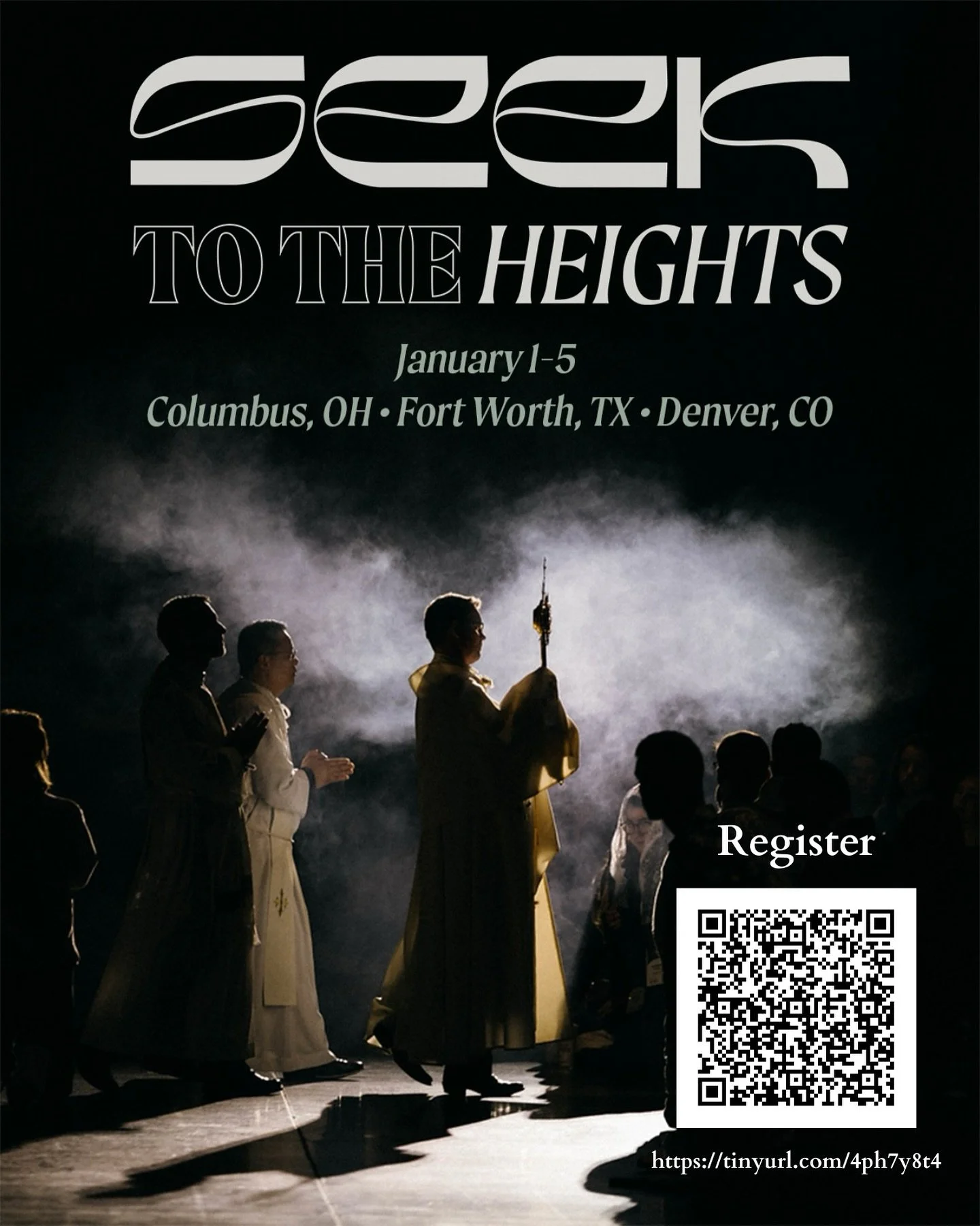 Registration for SEEK 26 is open! 

SEEK is a 5 day conference over winter break that is AMAZING, life changing and so fun!! Thousands of students from schools in the East gather for this transformative experience to encounter Christ through the sacr