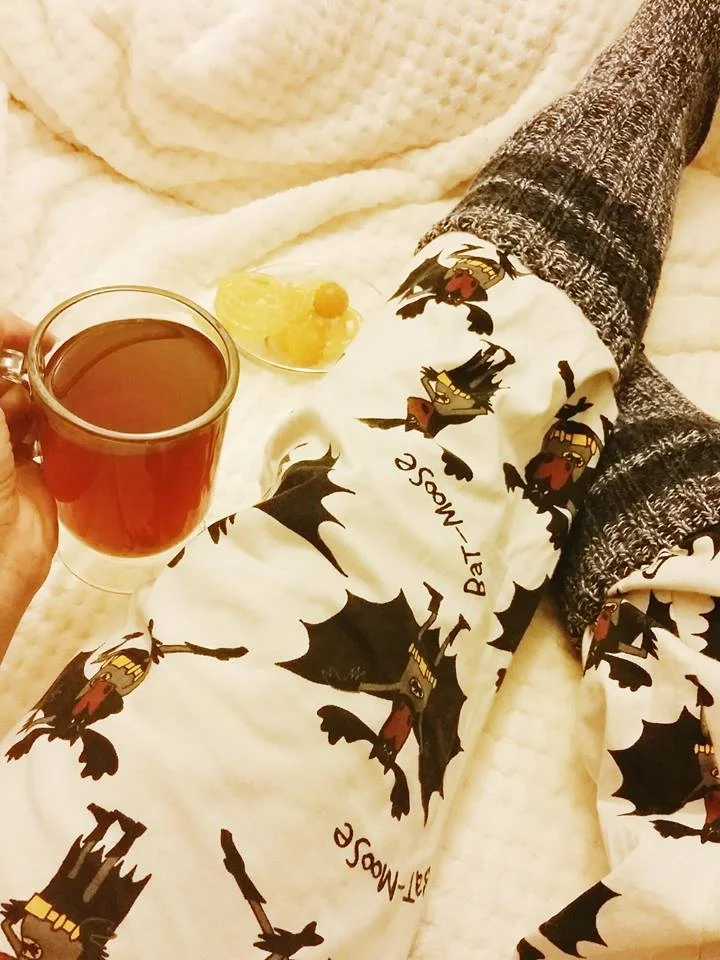 Great to enjoy with Bat-Moose pjs !