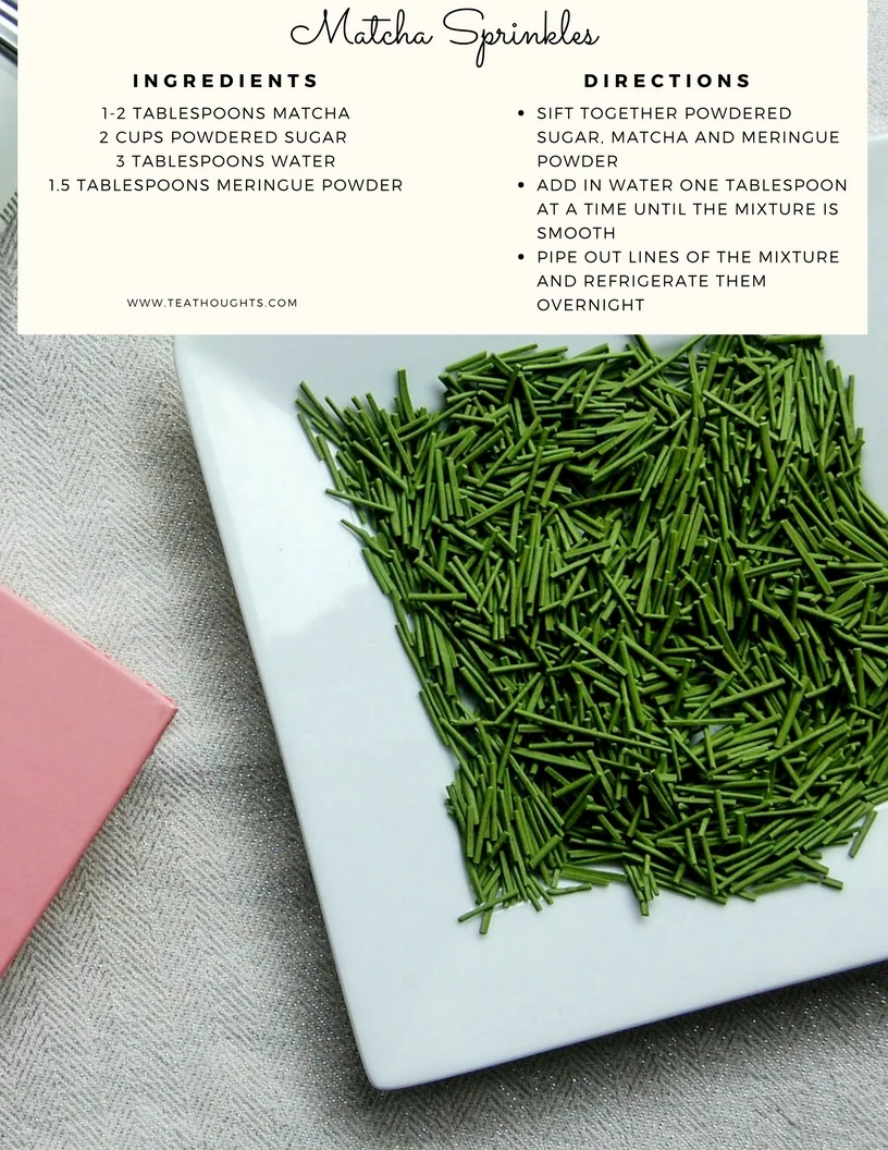 Homemade Matcha Sprinkles — Tea Thoughts