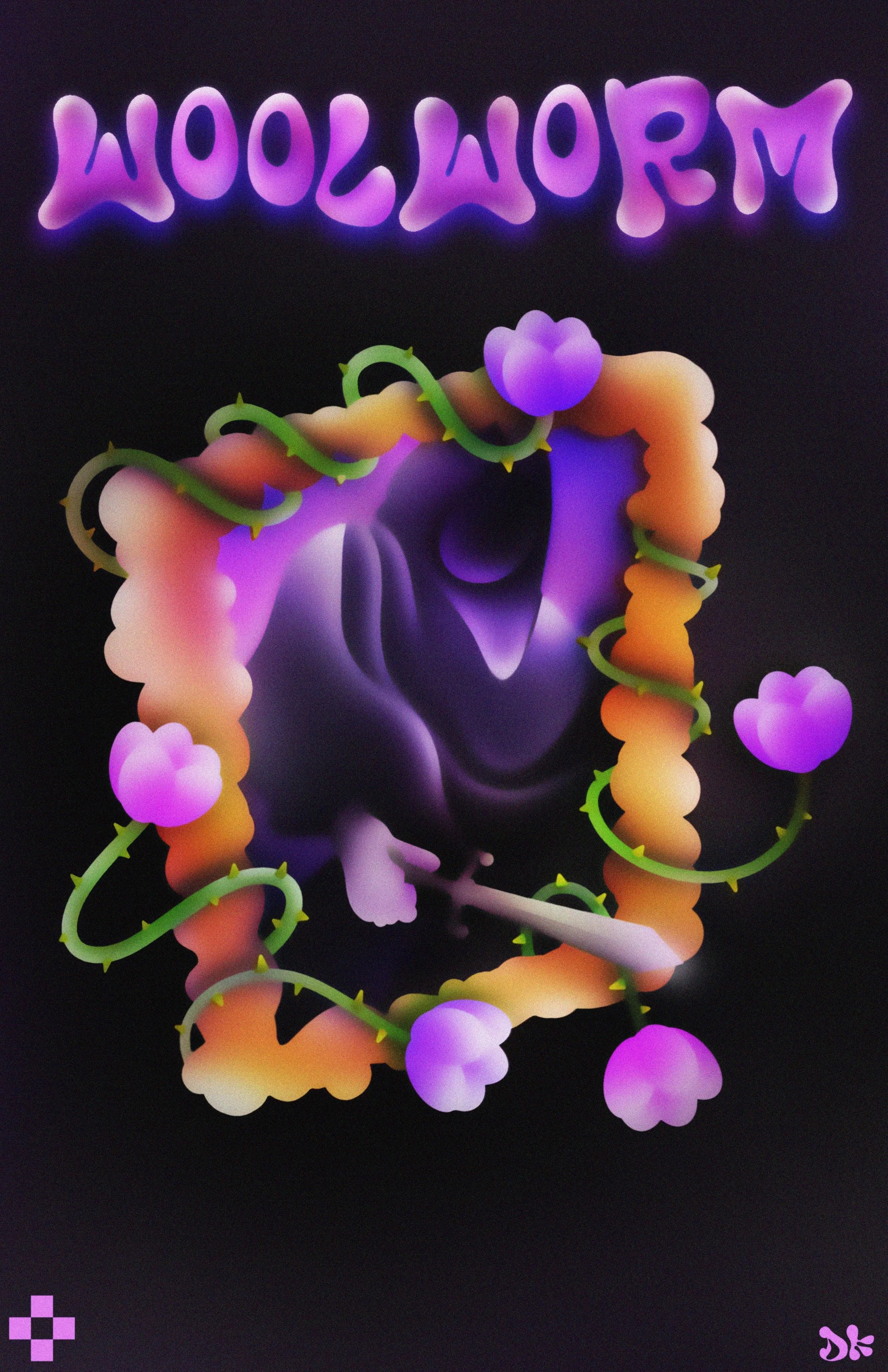 Album art/poster for Woolworm, 2024-25