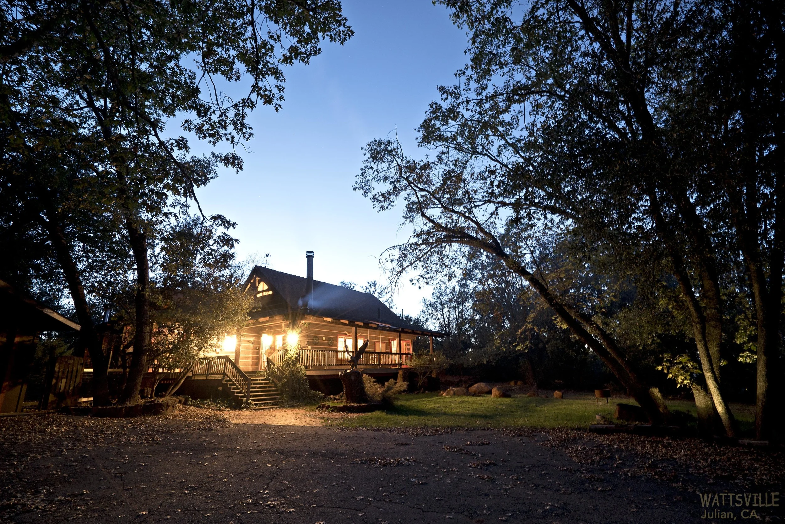 Cabin Glow at Dusk-wide.jpg
