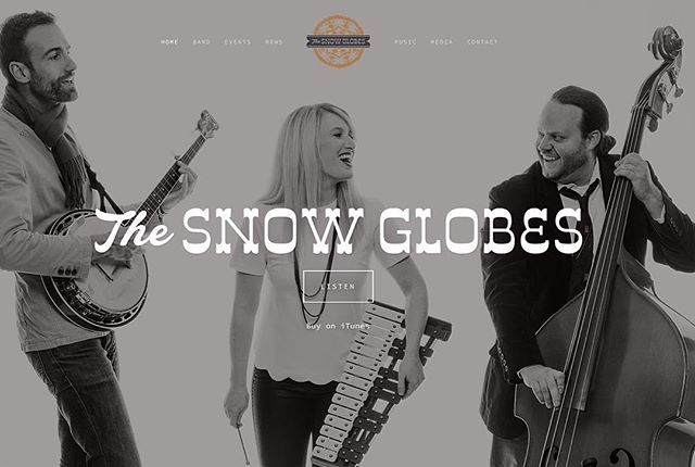 Our new website is here! Check out www.thesnowglobes.com for a sneak preview of our new EP, &quot;Milk and Cookies&quot; in the music section (link in profile). #thesnowglobes #tistheseason