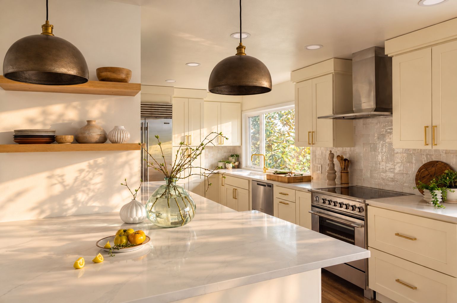 Sunlit Cream and Brass Kitchen.png