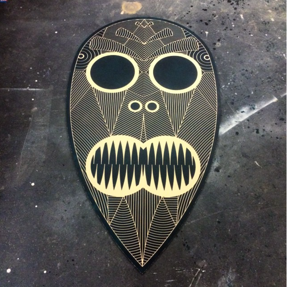 36" x 72" CUSTOM-MIXED STAIN AND MDF