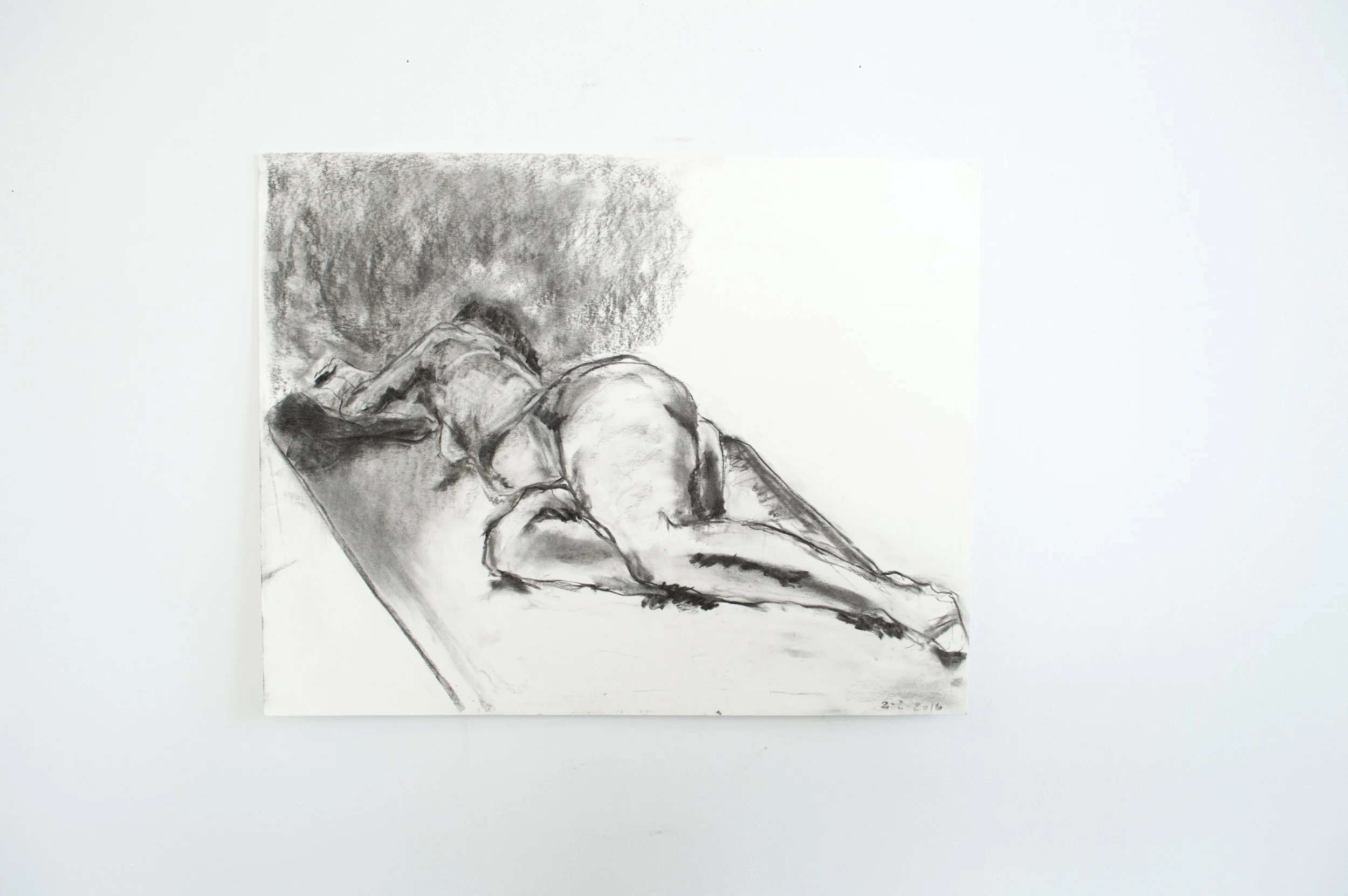 Nude II Charcoal 2016