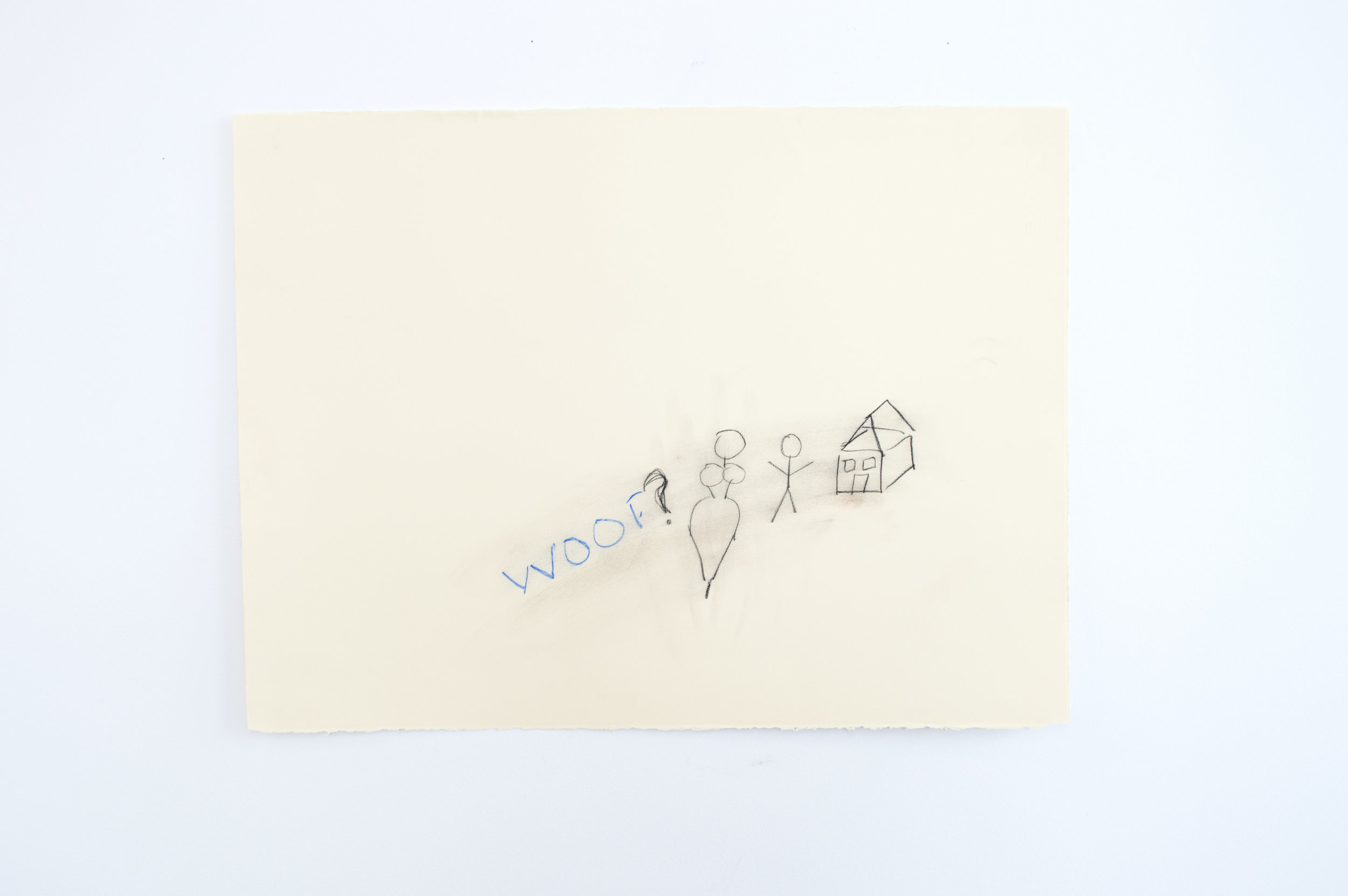 Woof Pastel and Charcoal 2015