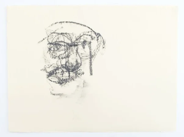 Old Man I 2015 Charcoal 22x30 inches