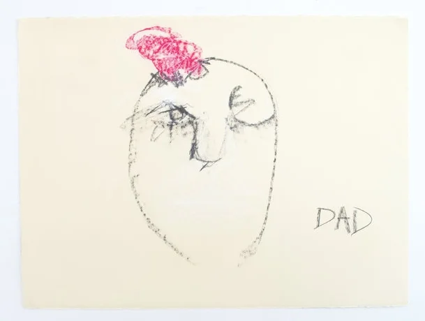 Dad 2015 Pastel and charcoal 22x30 inches
