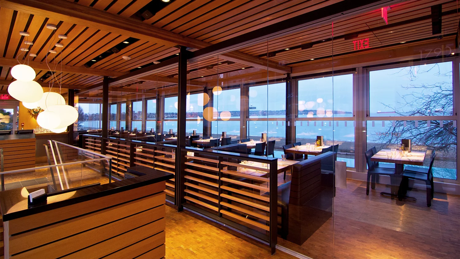 Precisionwerkz | Cactus Club English Bay | millwork | vancouver