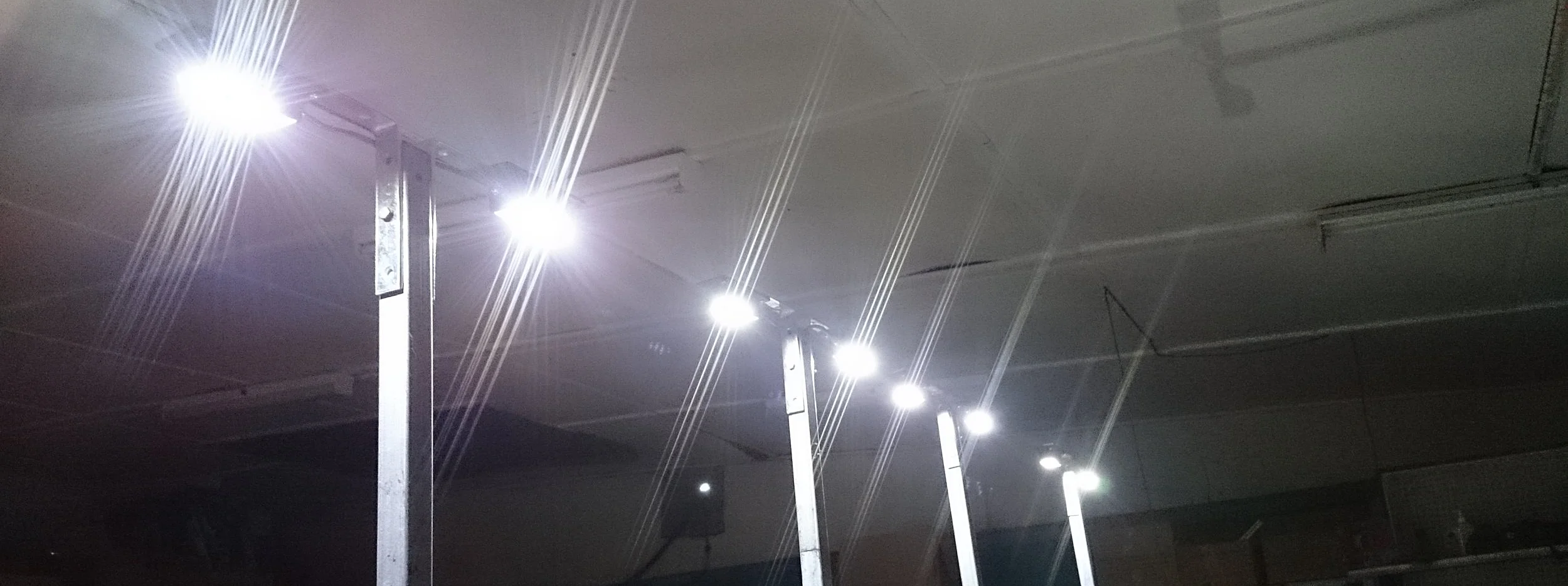 LED Lights in the testing phase.