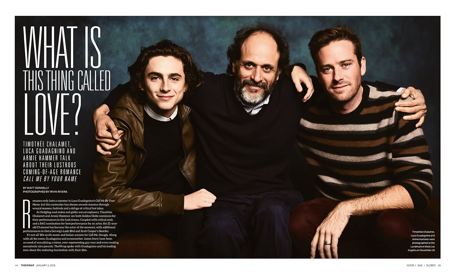 CALL ME BY YOUR NAME - THE WRAP MAGAZINE