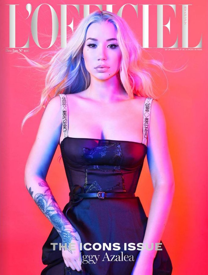 IGGY AZALEA - L'OFFICIEL SINGAPORE COVER