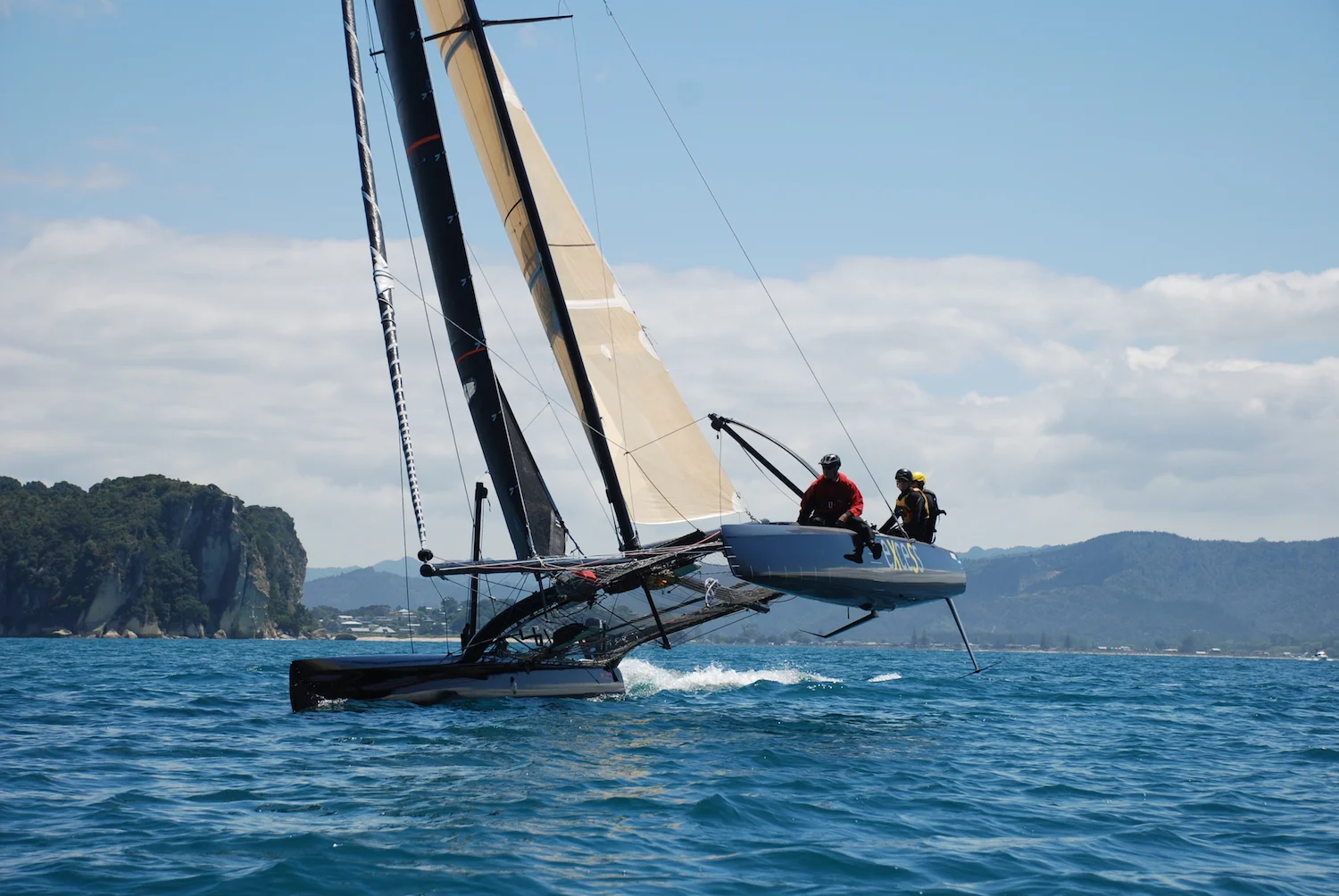 Americas Cup Foiling Boom Sailing