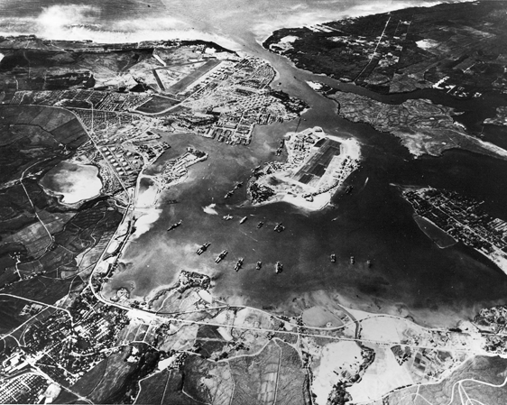 PEARL HARBOR LOOKING SW OCTOBER 1941