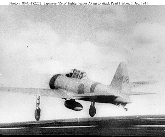 ZERO TAKES OFF FROM AKAGI